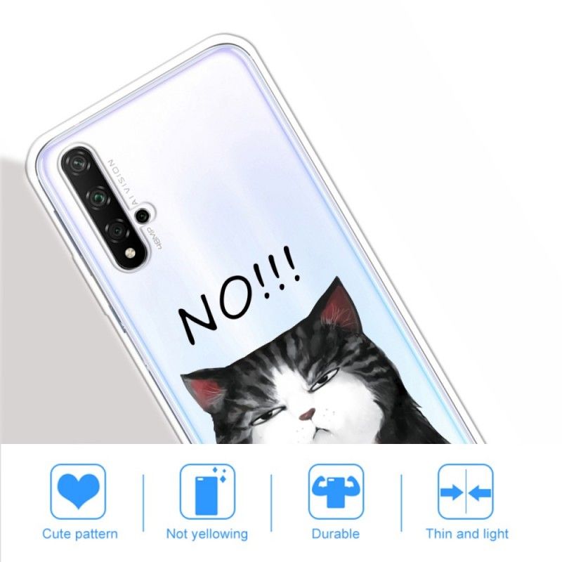 Coque Honor 20 Le Chat Qui Dit Non