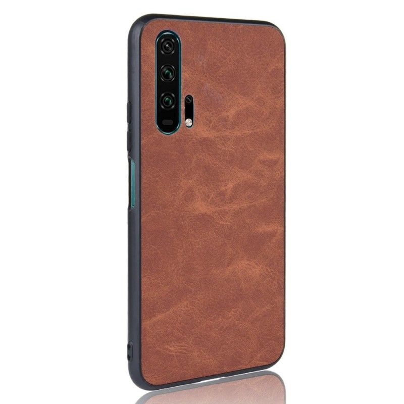 Coque Honor 20 Pro Effet Cuir Look Vintage