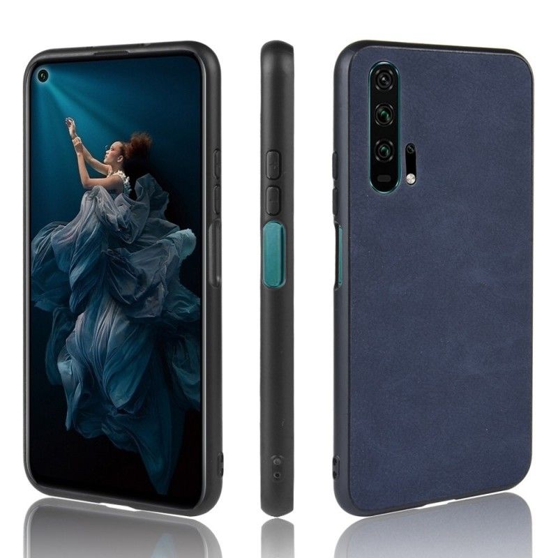 Coque Honor 20 Pro Effet Cuir Look Vintage