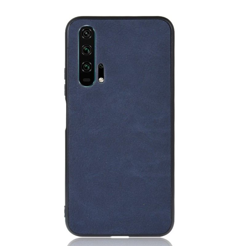 Coque Honor 20 Pro Effet Cuir Look Vintage