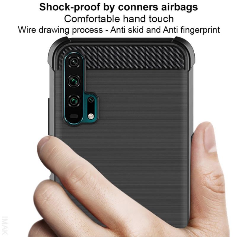 Coque Honor 20 Pro Fibre Carbone Brossée Imak