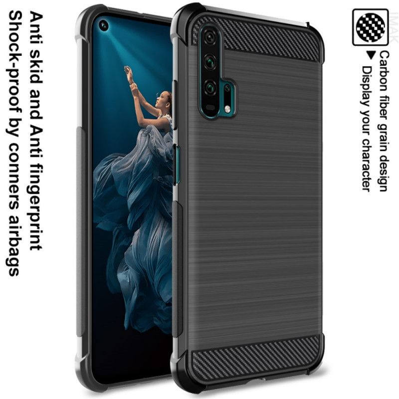 Coque Honor 20 Pro Fibre Carbone Brossée Imak