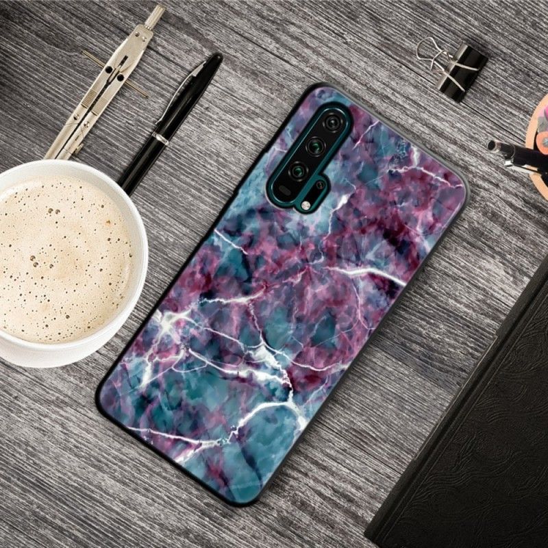 Coque Honor 20 Pro Marbre Violet