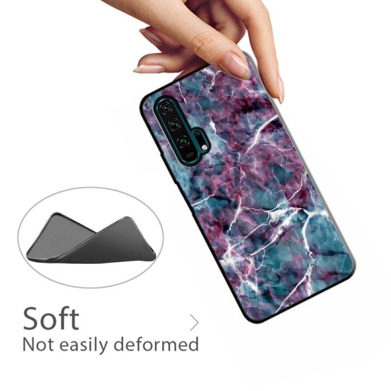 Coque Honor 20 Pro Marbre Violet