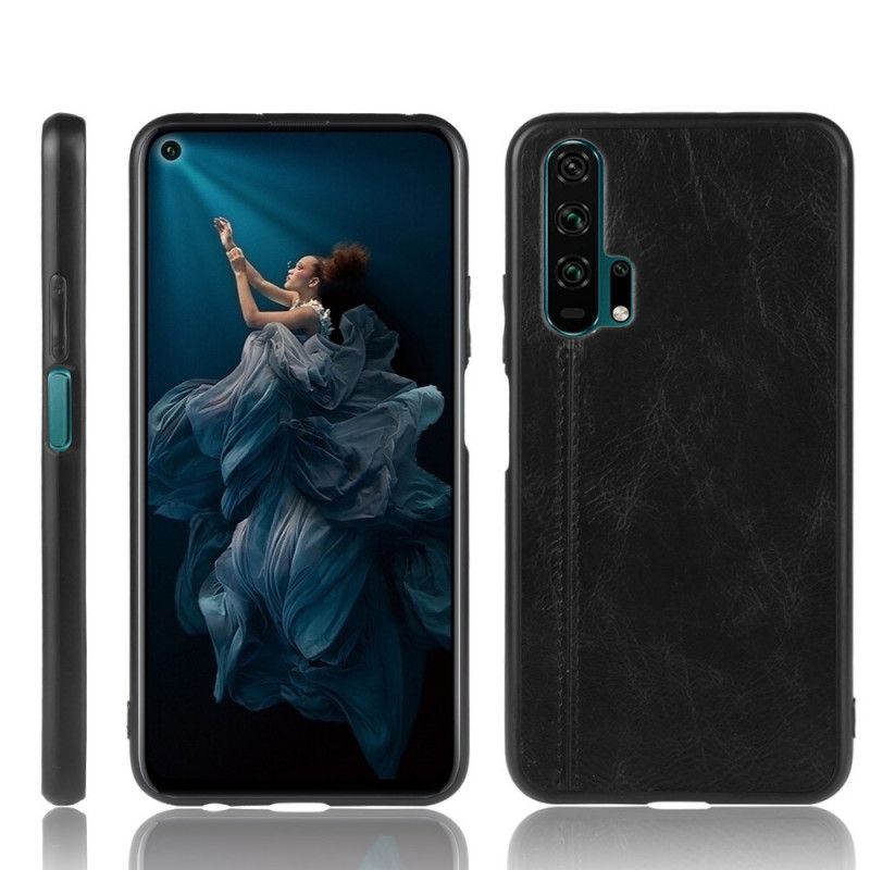 Coque Honor 20 Pro Style Cuir Coutures