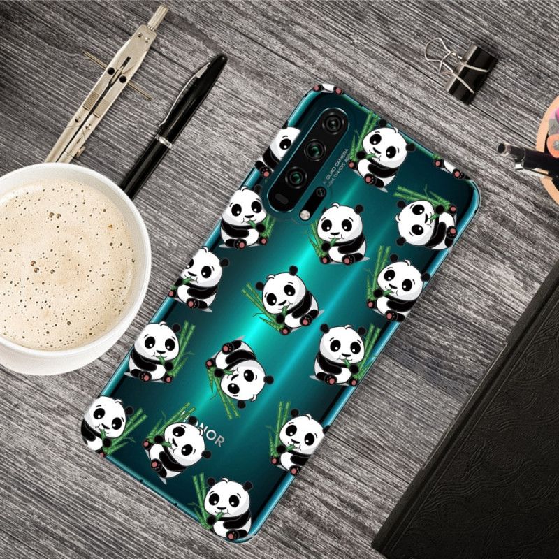 Coque Honor 20 Pro Top Pandas Fun