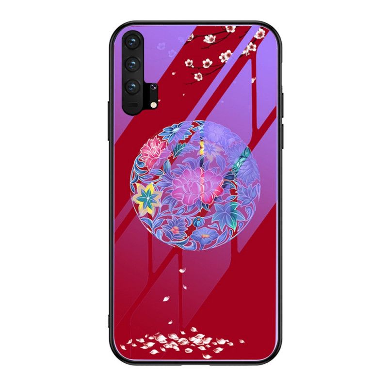 Coque Honor 20 Pro Verre Trempé Avec Motif Fluorescent