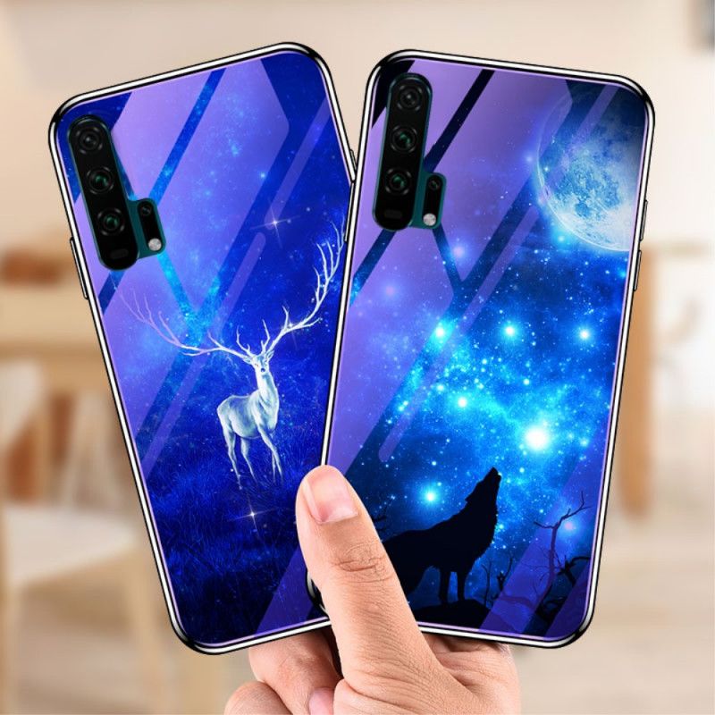 Coque Honor 20 Pro Verre Trempé Et Silicone Animal