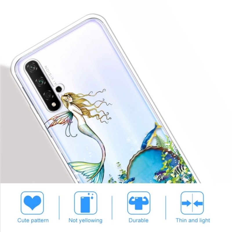 Coque Honor 20 Sirène Bleue