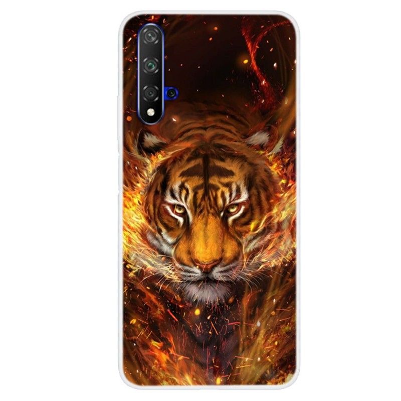 Coque Honor 20 Tigre De Feu