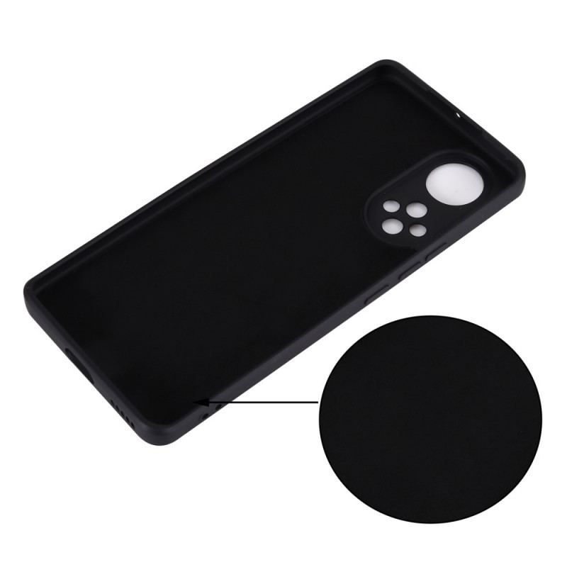 Coque Honor 50 Pro / Huawei Nova 9 Pro Silicone Liquide Avec Lanière