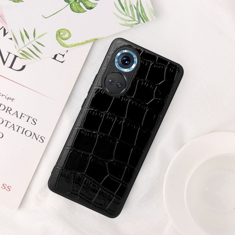 Coque Honor 70 Effet Peau de Crocodile