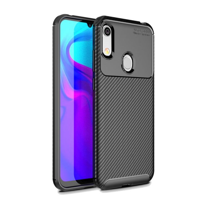 Coque Honor 8a Flexible Texture Fibre Carbone