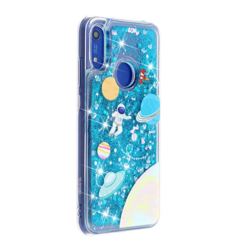 Coque Honor 8a / Huawei Y6 2019 Astronaute Paillettes