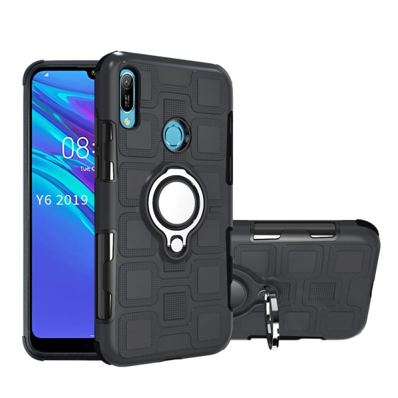 Coque Honor 8a / Huawei Y6 2019 Super Résistante Avec Anneau-support