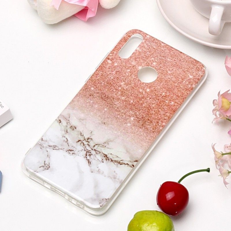 Coque Honor 8x Marbre Paillettes