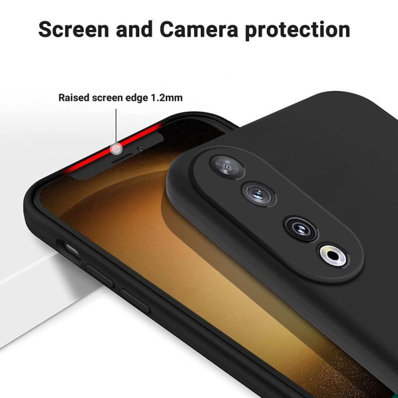 Coque Honor 90 Silicone Liquide avec Lanière