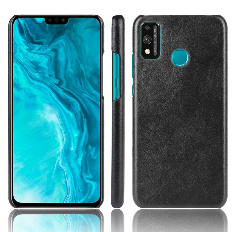 Coque Honor 9x Lite Effet Cuir Litchi Performance