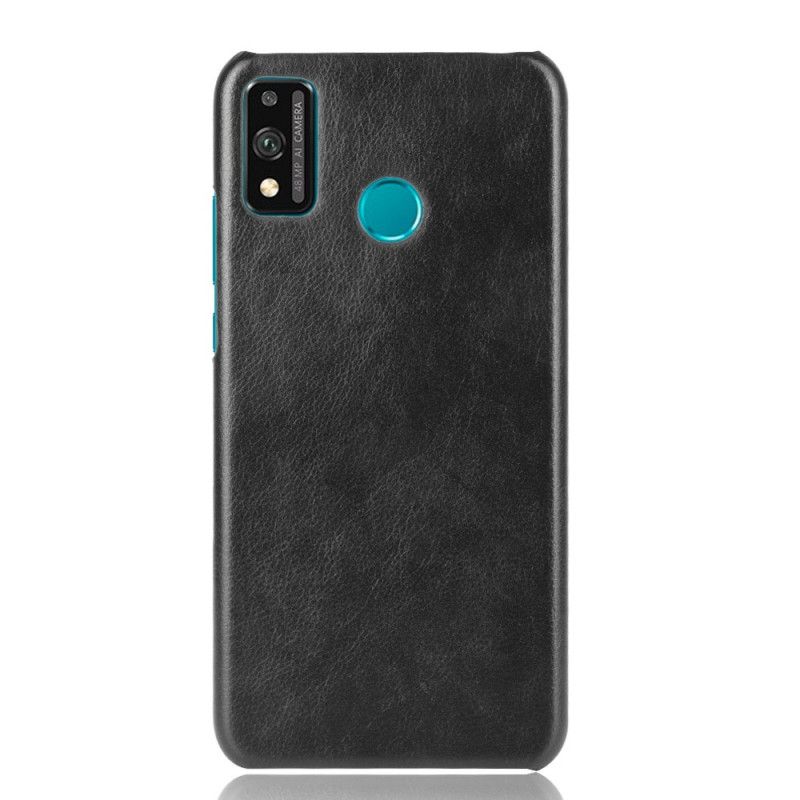 Coque Honor 9x Lite Effet Cuir Litchi Performance