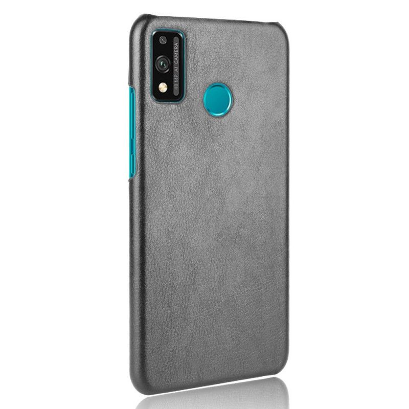 Coque Honor 9x Lite Effet Cuir Litchi Performance