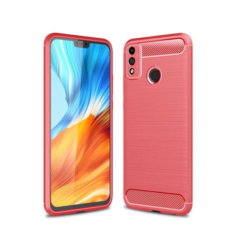 Coque Honor 9x Lite Fibre Carbone Brossée