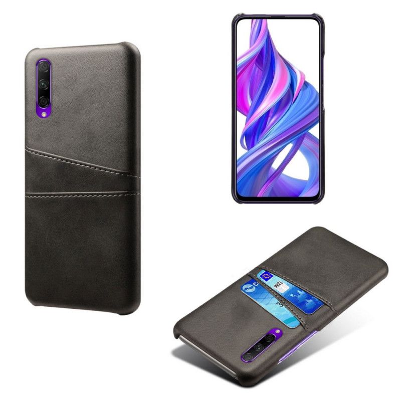 Coque Honor 9x Pro Porte Cartes Effet Cuir