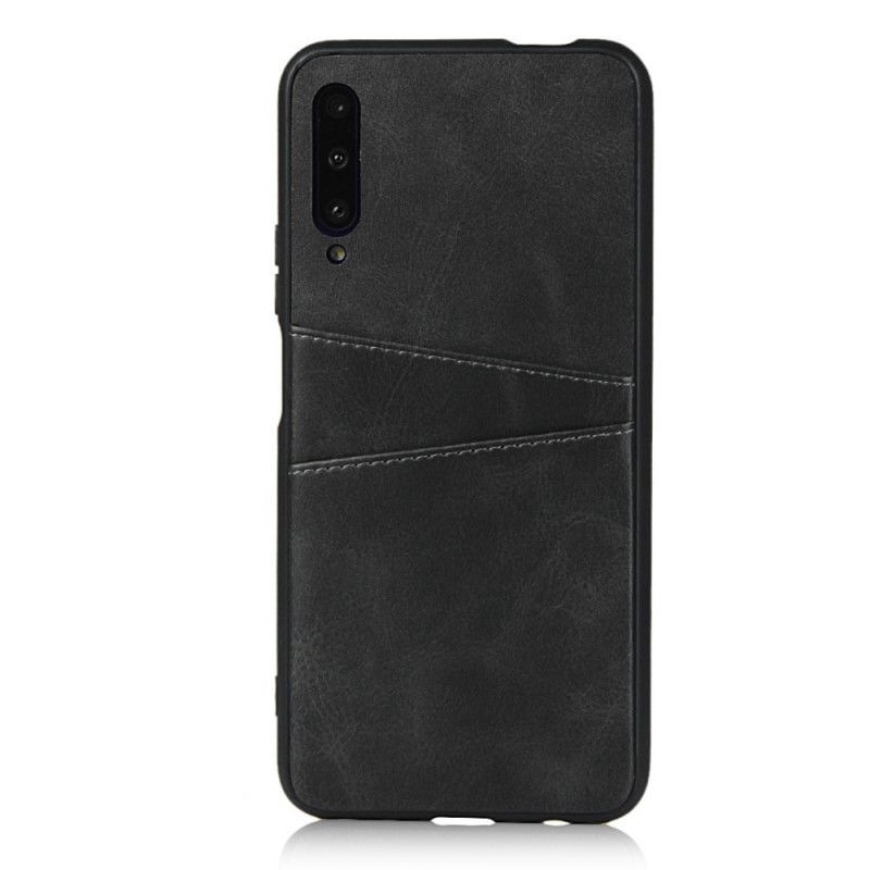 Coque Honor 9x Pro Texture Cuir Double Porte Cartes