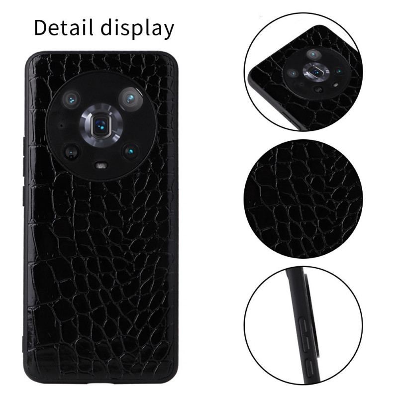 Coque Honor Magic 4 Pro Effet Peau de Crocodile