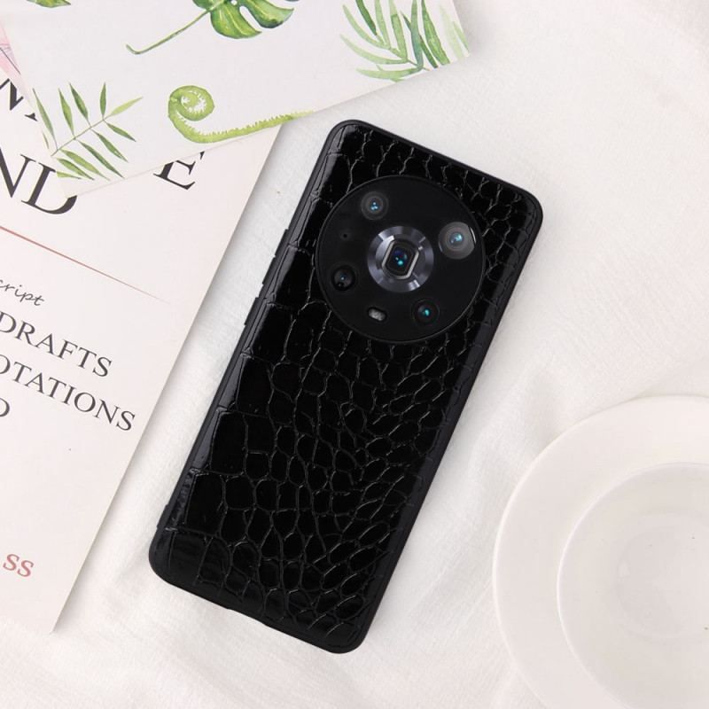 Coque Honor Magic 4 Pro Effet Peau de Crocodile