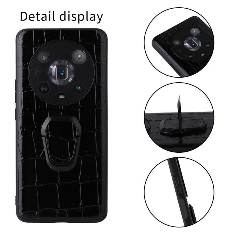 Coque Honor Magic 4 Pro Texturée avec Anneau-Support