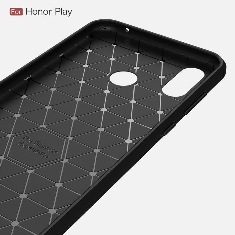 Coque Honor Play Fibre Carbone Brossée