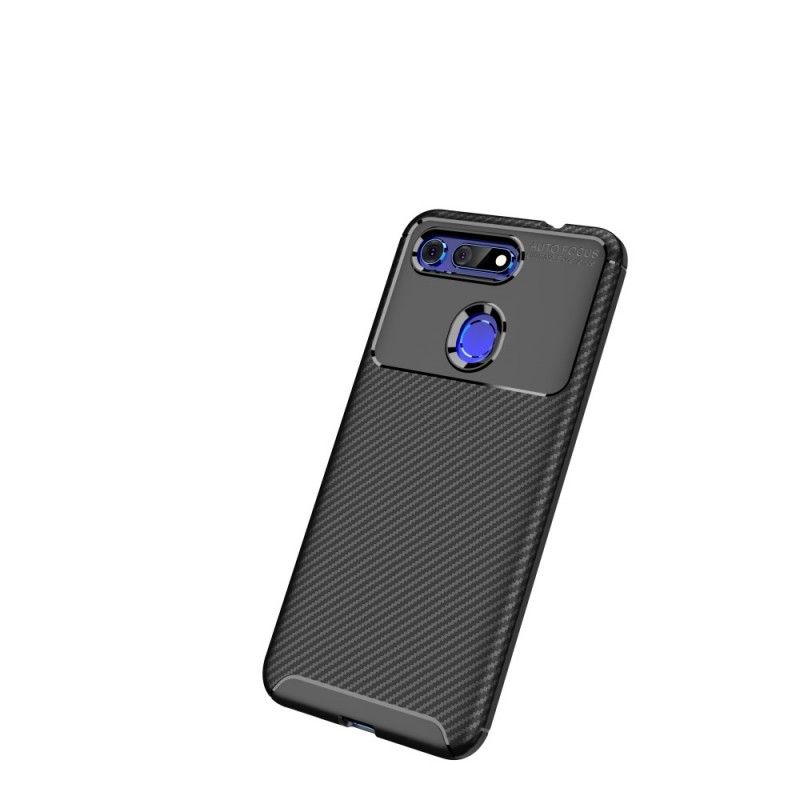 Coque Honor View 20 Flexible Texture Fibre Carbone