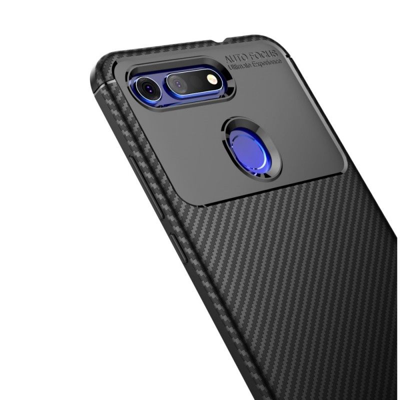 Coque Honor View 20 Flexible Texture Fibre Carbone