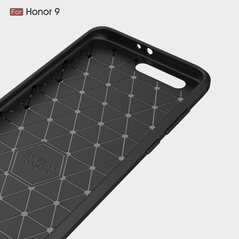 Coque Huawei Honor 9 Fibre Carbone Brossée