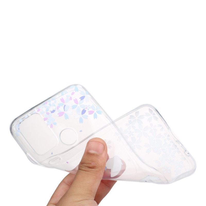 Coque Huawei Honor 9a Transparente Papillons Et Fleurs