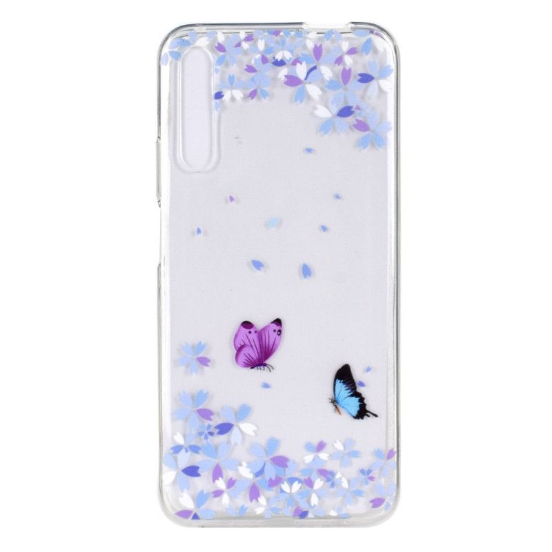 Coque Huawei P Smart Pro / Honor 9x Pro Papillons Et Fleurs