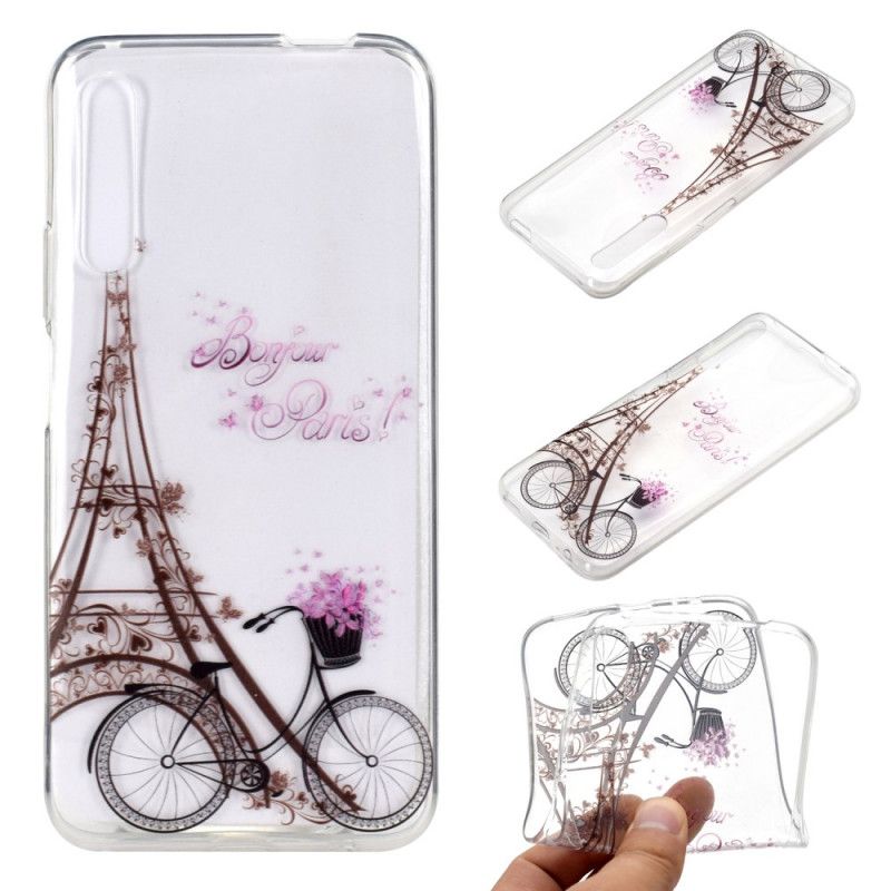 Coque Huawei P Smart Pro / Honor 9x Pro Transparente Bonjour Paris