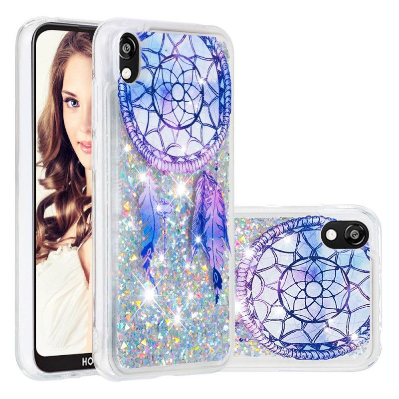 Coque Huawei Y5 2019 / Honor 8s Attrape Rêves Bleu Paillettes