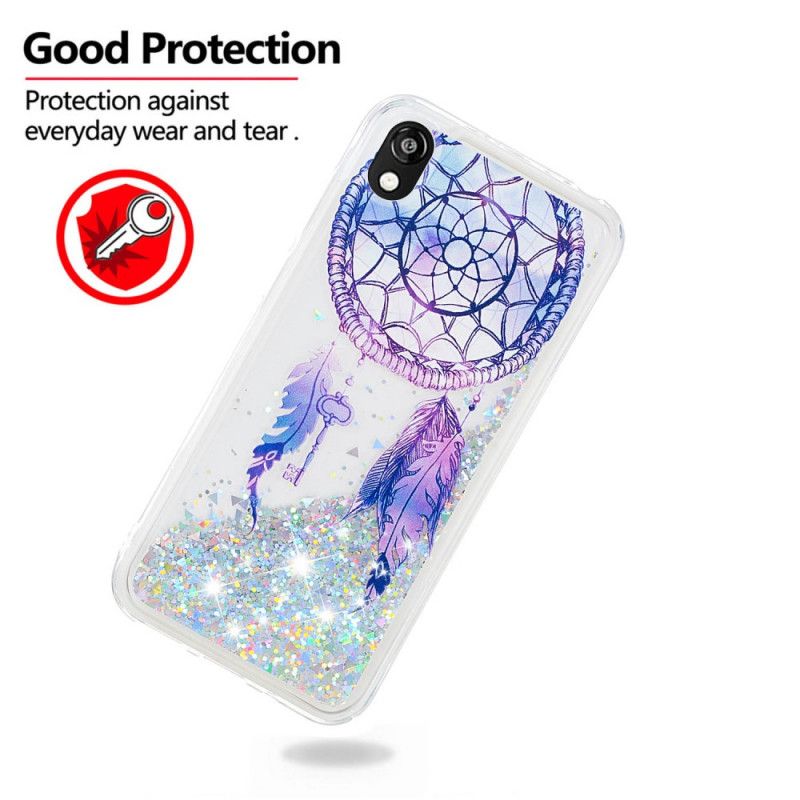 Coque Huawei Y5 2019 / Honor 8s Attrape Rêves Bleu Paillettes