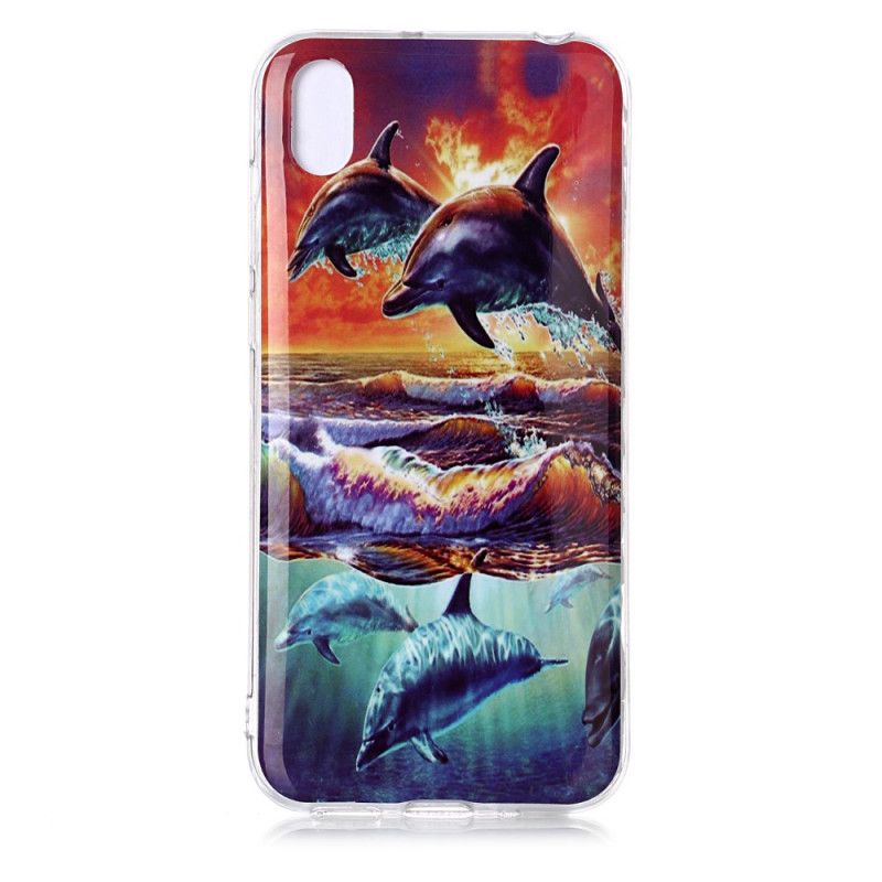 Coque Huawei Y5 2019 / Honor 8s Dauphins En Liberté