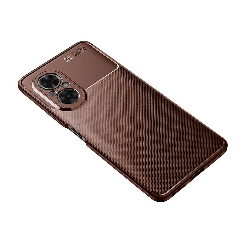 Coque Pour Honor 50 SE Flexible Texture Fibre Carbone