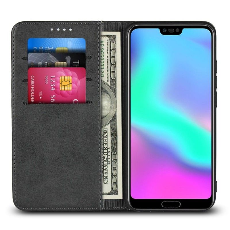 Flip Cover Honor 10 Effet Cuir