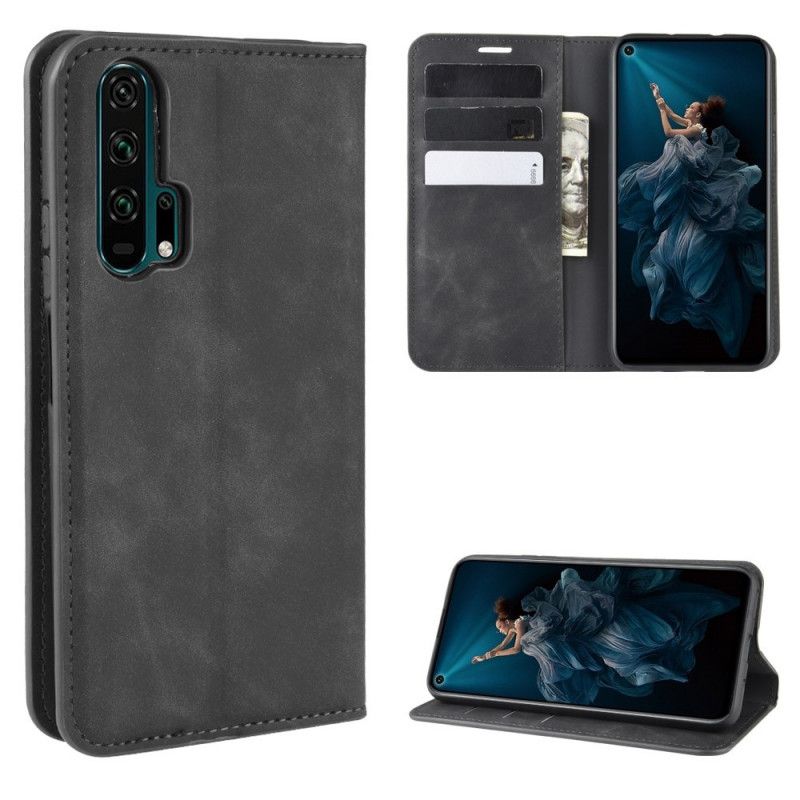Flip Cover Honor 20 Pro Effet Cuir Business Style