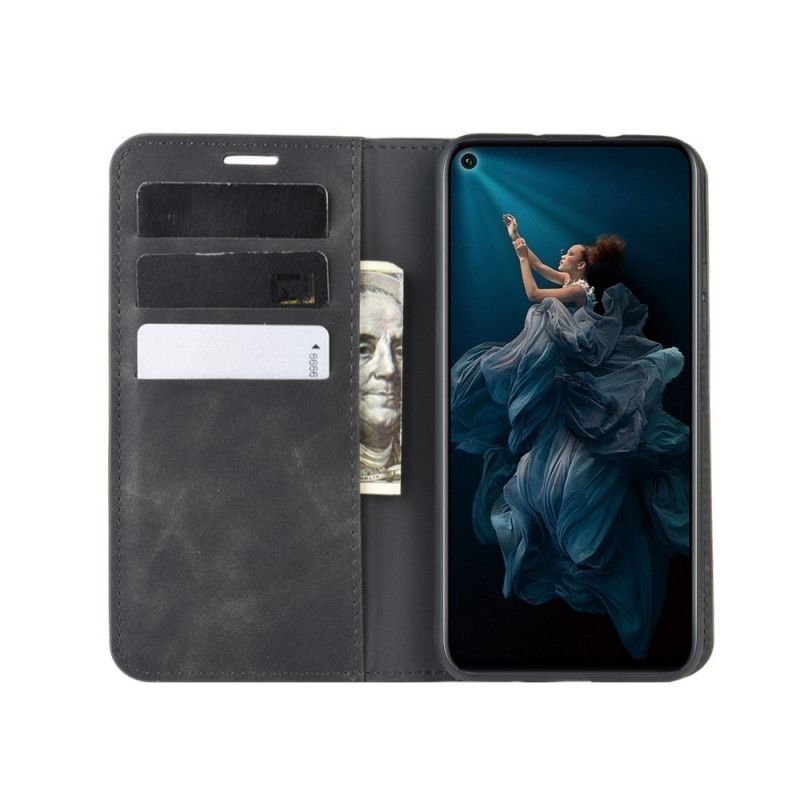 Flip Cover Honor 20 Pro Effet Cuir Business Style