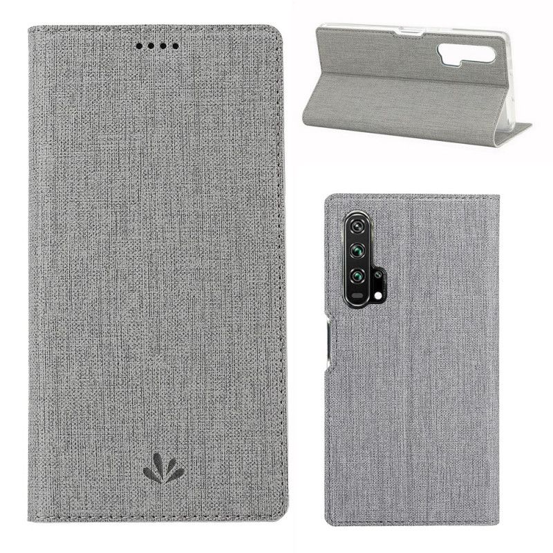 Flip Cover Honor 20 Pro Texturée Vili Dmx