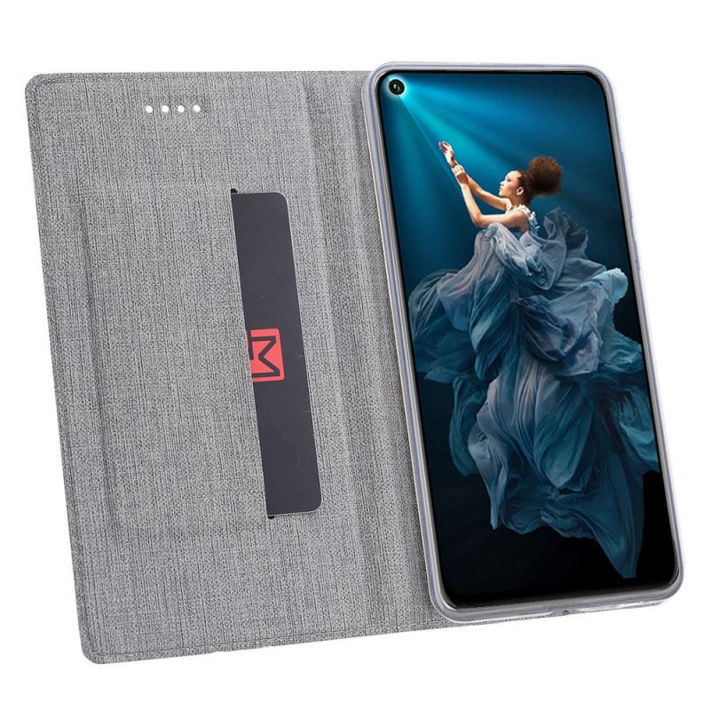 Flip Cover Honor 20 Pro Texturée Vili Dmx