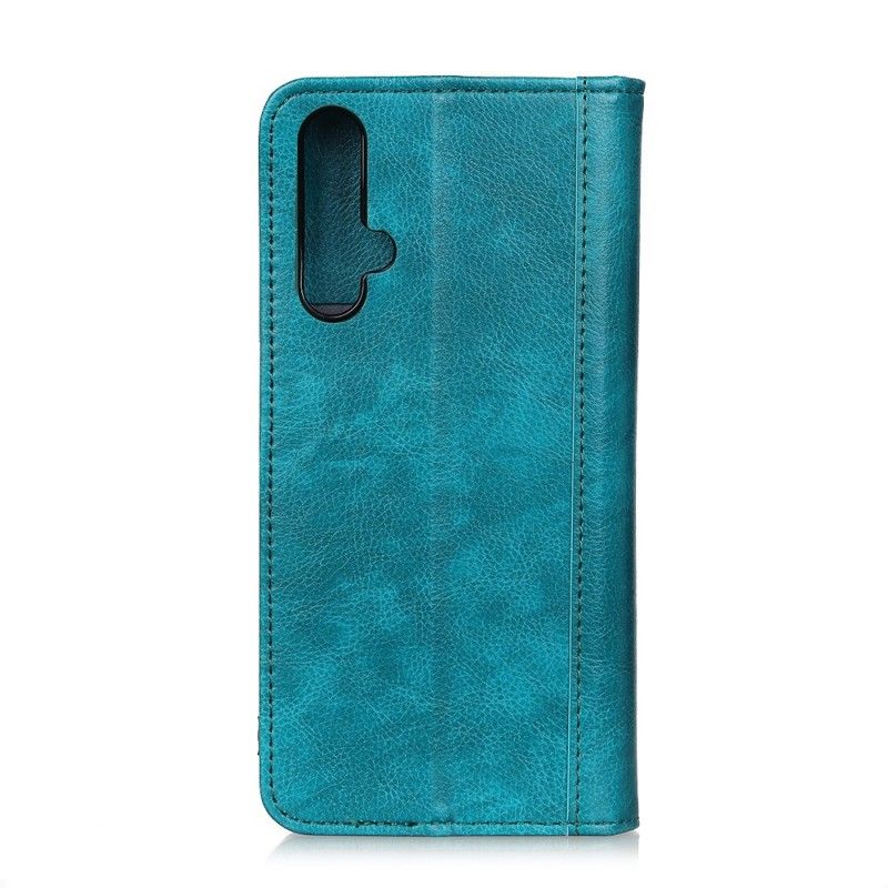 Flip Cover Honor 20 Version Cuir Fendu