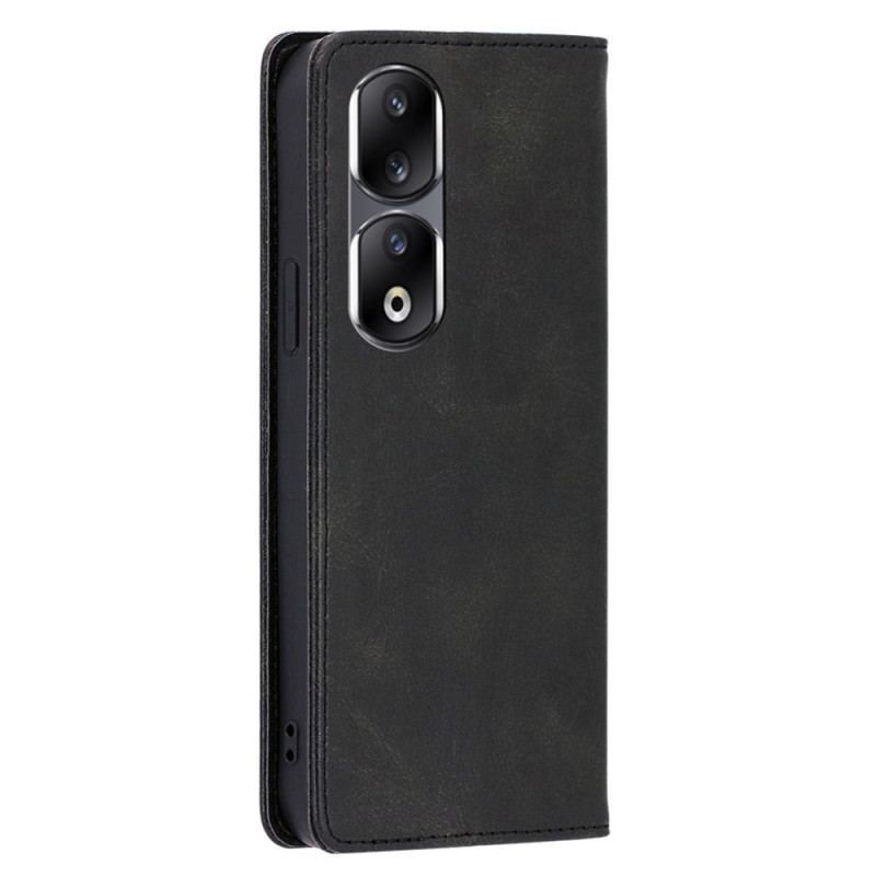 Flip Cover Honor 90 Pro Effet Cuir Classique