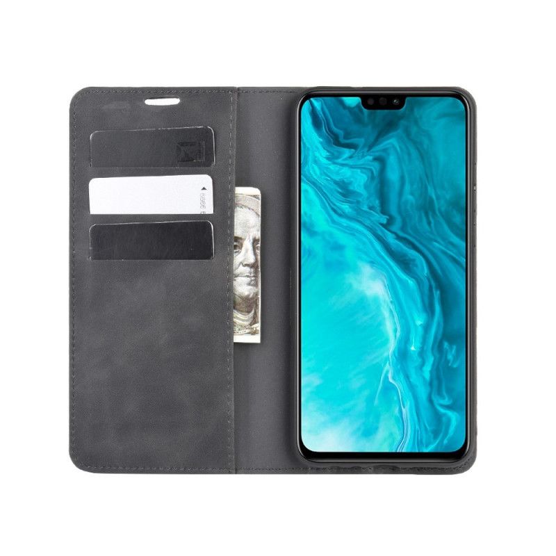 Flip Cover Honor 9x Lite Effet Cuir Douceur Soie