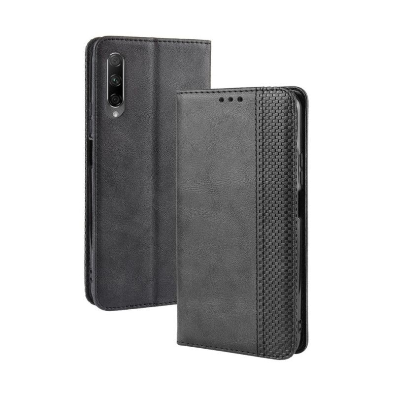 Flip Cover Honor 9x Pro Effet Cuir Vintage Stylisé